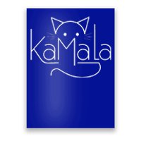 Kamala Harris Cat Lettering Positive Minimalist Poster