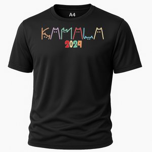 Kamala Harris Cat Lettering Cooling Performance Crew T-Shirt