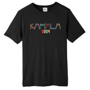 Kamala Harris Cat Lettering Tall Fusion ChromaSoft Performance T-Shirt