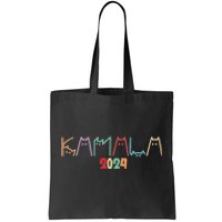 Kamala Harris Cat Lettering Tote Bag