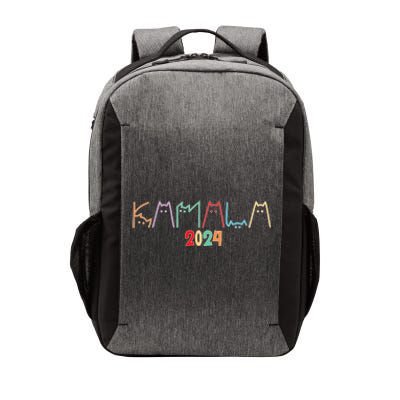 Kamala Harris Cat Lettering Vector Backpack