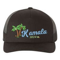 Kamala Harris Coconut Tree 2024 Democrat For President Gift Yupoong Adult 5-Panel Trucker Hat