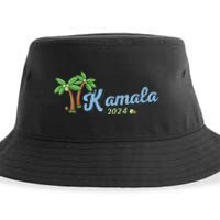 Kamala Harris Coconut Tree 2024 Democrat For President Gift Sustainable Bucket Hat