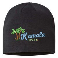 Kamala Harris Coconut Tree 2024 Democrat For President Gift Sustainable Beanie