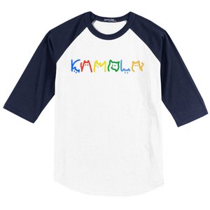 Kamala Harris Cat Lettering Funny Cat Ladies For Kamala Gift Baseball Sleeve Shirt