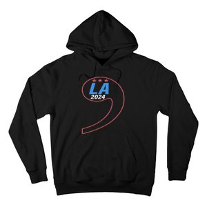 Kamala Harris Comma La 2024 First Female President Hoodie