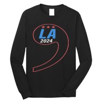 Kamala Harris Comma La 2024 First Female President Long Sleeve Shirt