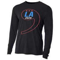 Kamala Harris Comma La 2024 First Female President Cooling Performance Long Sleeve Crew