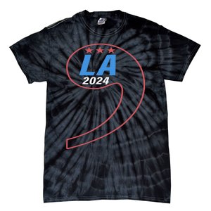 Kamala Harris Comma La 2024 First Female President Tie-Dye T-Shirt