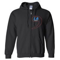 Kamala Harris Comma La 2024 First Female President Full Zip Hoodie