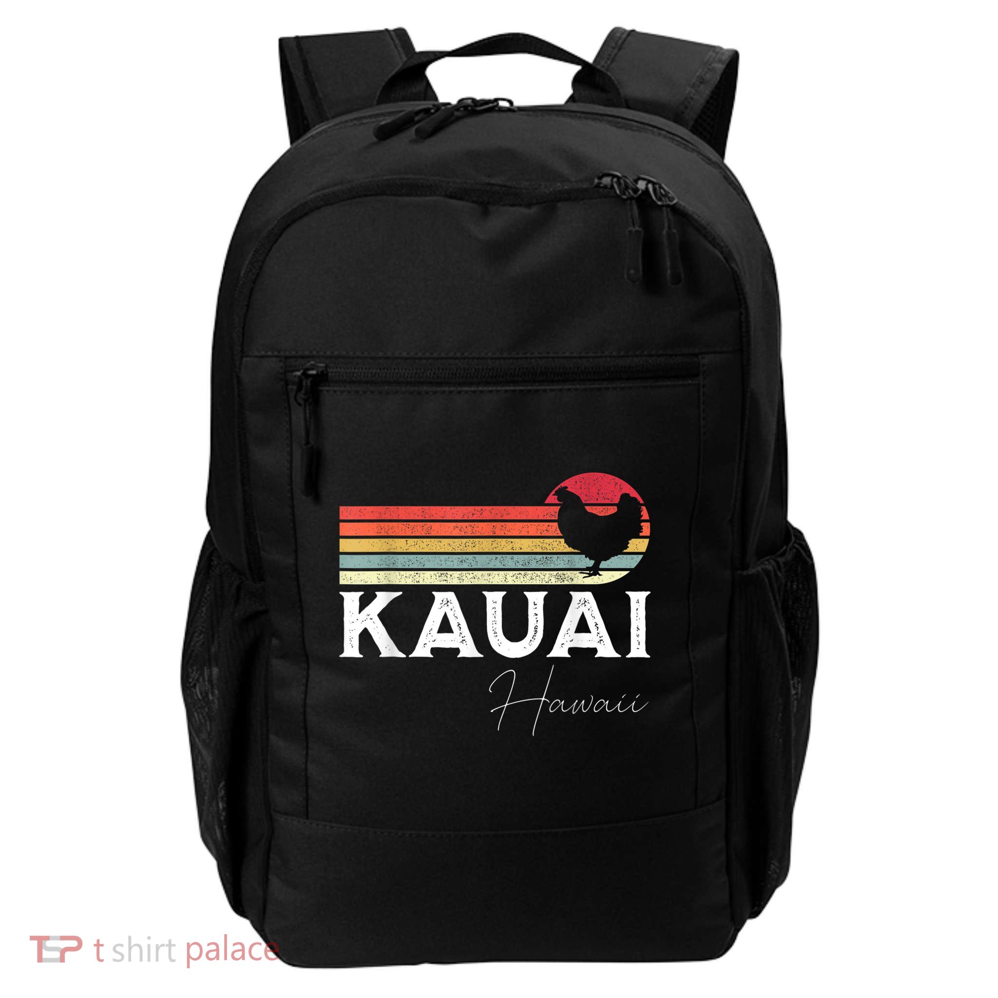 Kauai Hawaii Chicken Lover Souvenir Backpack