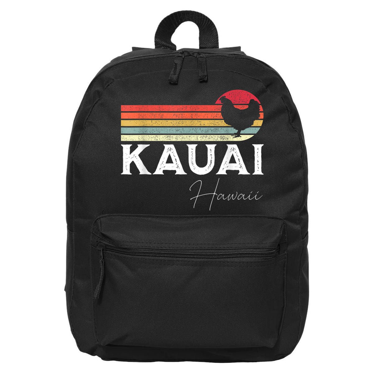 Kauai Hawaii Chicken Lover Souvenir 16 in Basic Backpack