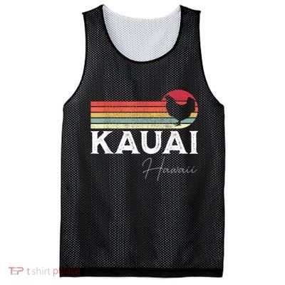 Kauai Hawaii Chicken Lover Souvenir Mesh Reversible Basketball Jersey Tank