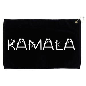 Kamala Harris Cat Lettering Positive Grommeted Golf Towel