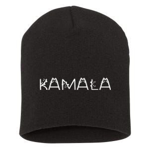 Kamala Harris Cat Lettering Positive Short Acrylic Beanie