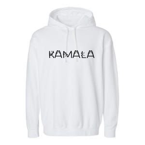 Kamala Harris Cat Lettering Positive Garment-Dyed Fleece Hoodie