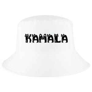 Kamala Harris Cat Lettering Positive Funny 2024 Cool Comfort Performance Bucket Hat