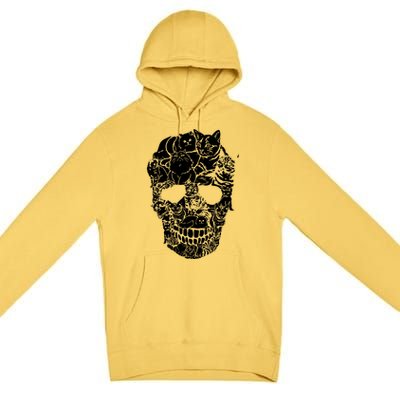 Kitty Halloween Costume Cat Premium Pullover Hoodie