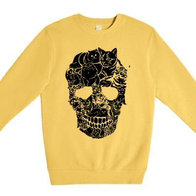 Kitty Halloween Costume Cat Premium Crewneck Sweatshirt