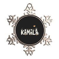 Kamala Halloween Cat Lover Witch Name Design Metallic Star Ornament