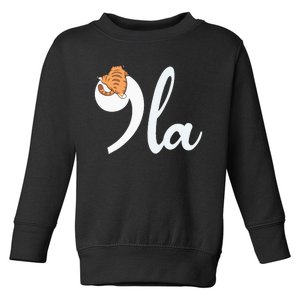 Kamala Harris Cat Ladies President Campaign Funny Comma La Toddler Sweatshirt