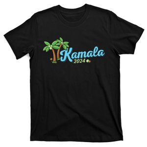 Kamala Harris Coconut Tree 2024 Democrat For President T-Shirt