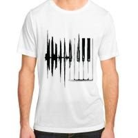 Keyboard Heartbeat Cool Piano And Organ Player Novelty Item Adult ChromaSoft Performance T-Shirt