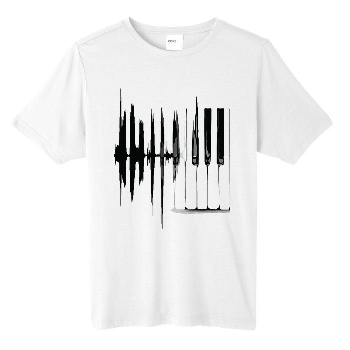 Keyboard Heartbeat Cool Piano And Organ Player Novelty Item Tall Fusion ChromaSoft Performance T-Shirt