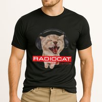 Kitten Headphones Cat Tech House Music Funny Cat Lover Cooling Performance Crew T-Shirt