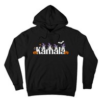 Kamala Harris Cat Lettering Funny Halloween Kamala Cat Hoodie