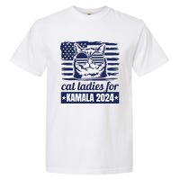 Kamala Harris Cat Lady 2024 Feminine Women Voting Funny Garment-Dyed Heavyweight T-Shirt