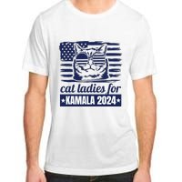 Kamala Harris Cat Lady 2024 Feminine Women Voting Funny Adult ChromaSoft Performance T-Shirt