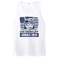 Kamala Harris Cat Lady 2024 Feminine Women Voting Funny PosiCharge Competitor Tank