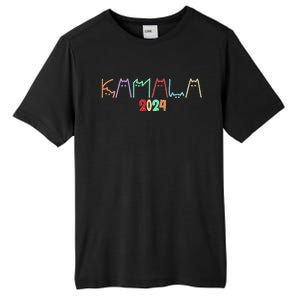 Kamala Harris Cat Lettering Funny Cat Ladies For Kamala 2024 Premium Tall Fusion ChromaSoft Performance T-Shirt