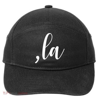 Kamala Harris Comma La 7-Panel Snapback Hat