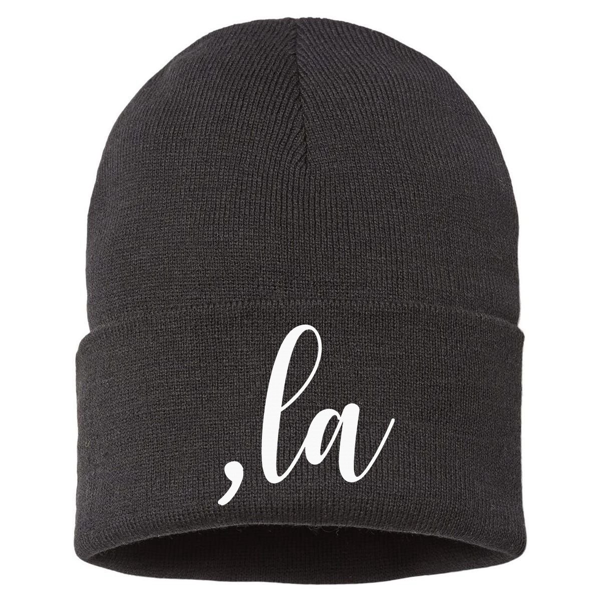 Kamala Harris Comma La Sustainable Knit Beanie