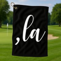 Kamala Harris Comma La Golf Towel