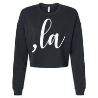 Kamala Harris Comma La Cropped Pullover Crew