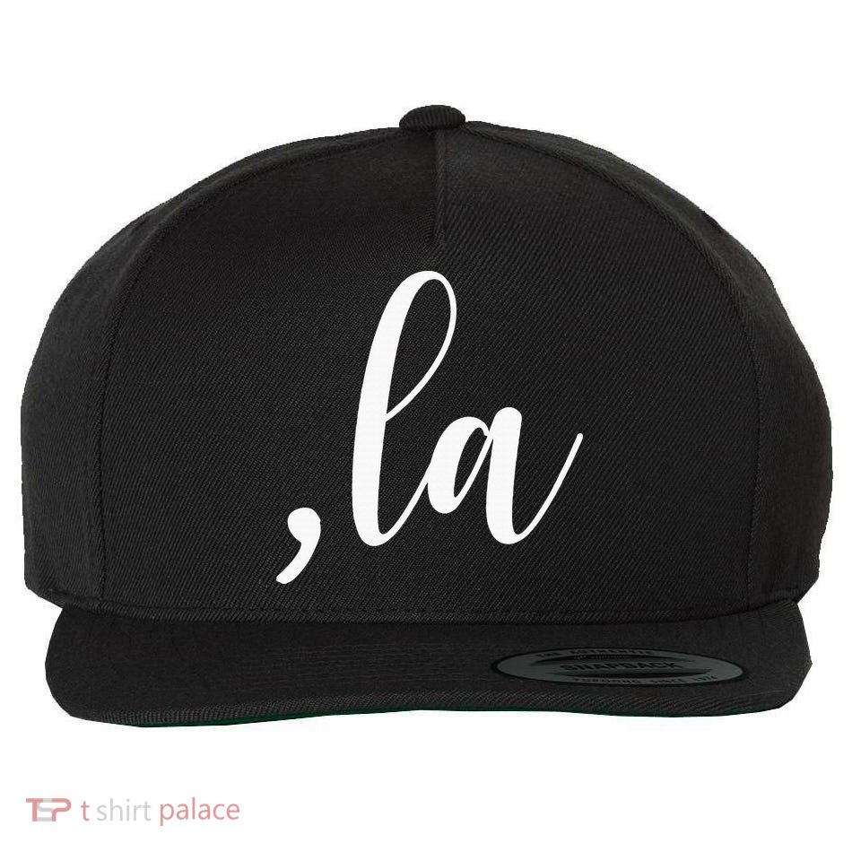 Kamala Harris Comma La Wool Snapback Cap