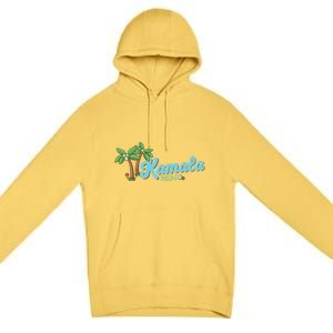 Kamala Harris Coconut Tree 2024 Democrat For President Premium Pullover Hoodie