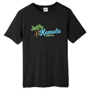 Kamala Harris Coconut Tree 2024 Democrat For President Tall Fusion ChromaSoft Performance T-Shirt