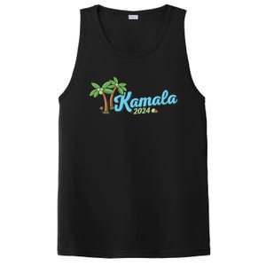 Kamala Harris Coconut Tree 2024 Democrat For President PosiCharge Competitor Tank