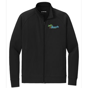 Kamala Harris Coconut Tree 2024 Democrat For President Stretch Full-Zip Cadet Jacket