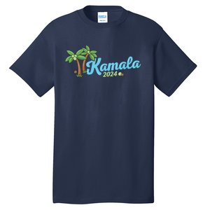 Kamala Harris Coconut Tree 2024 Democrat For President Tall T-Shirt