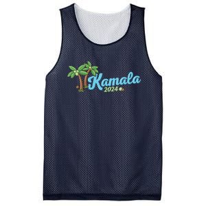 Kamala Harris Coconut Tree 2024 Democrat For President Mesh Reversible Basketball Jersey Tank