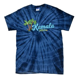 Kamala Harris Coconut Tree 2024 Democrat For President Tie-Dye T-Shirt