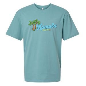 Kamala Harris Coconut Tree 2024 Democrat For President Sueded Cloud Jersey T-Shirt