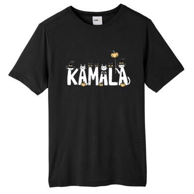 Kamala Halloween Cat Lover Witch Name Design Tall Fusion ChromaSoft Performance T-Shirt