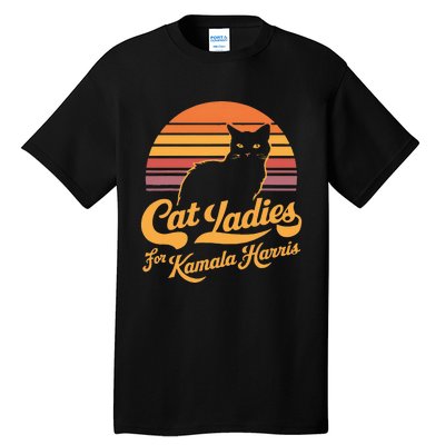 Kamala Harris Cat Lady Tall T-Shirt