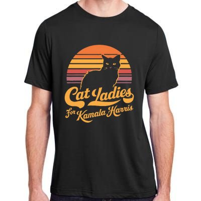 Kamala Harris Cat Lady Adult ChromaSoft Performance T-Shirt